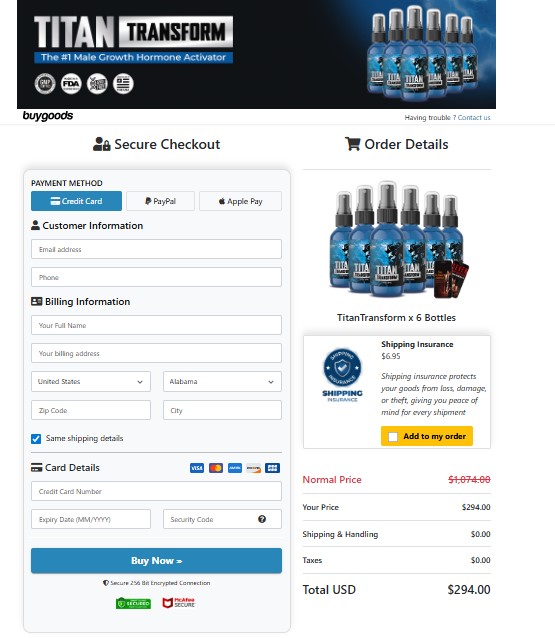 Secure Order Process